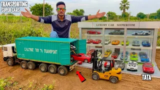 RC TATA Prima 5530 Vs TATA 4825 Truck Weight Carrying Test – Chatpat toy tv