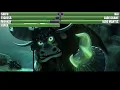 Shifu Tigress Viper and Monkey vs Kai Jade Crane and Jade Mantis With Healthbars