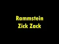 Rammstein - Zick Zick (Lyrics)