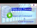 Insert all Command in Oracle SQL Case Statement