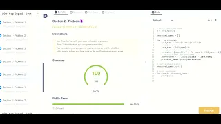 PYTHON 2024 SEP OPPE - 2 SET