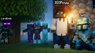 KITA MENCOBA BERTAHAN HIDUP DI MINECRAFT, TAPI HOSTILE MOBS JADI OP BANGET!!!