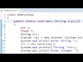28 Getting Input from User in Java Programming Hindi