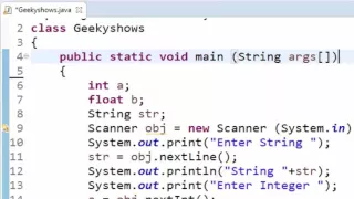 28 Getting Input from User in Java Programming Hindi