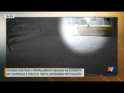 Polícia tenta entender motivo de atropelamento seguido de acidente em Campinas