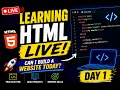 Can I Build a Website LIVE HTML Coding Challenge