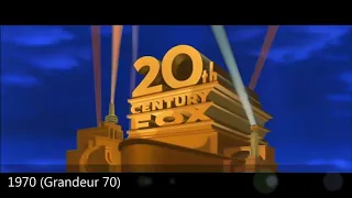 20th century fox logo history in quadruple pitched