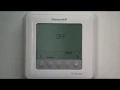 Honeywell T6 Pro Tutorial Creating a Heating Cooling Schedule