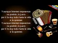 No Podran Separarnos - Jorge Celedon & Jimmy Zambrano - Letra