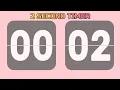 2 Second Timer Bold Countdown Confetti Blast