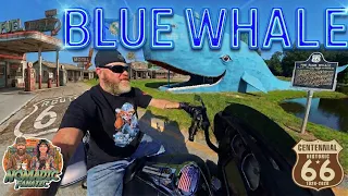 Blue Whale of Catoosa Gasoline Alley Tulsa in Oklahoma on Route 66