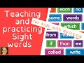Sight Words for Dyslexics