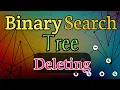 deletion in binary search tree java hindi