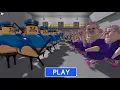 Download Lagu 1000 BARRY vs 1000 GRANNIES! BARRY'S PRISON RUN! #roblox #ScaryObby