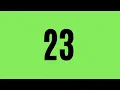 count up 60 seconds - font black