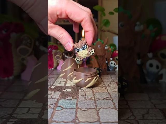 Baby Dragon & Custom Egg - Easy Multicolor FDM RPG Minis (No supports) video thumbnail