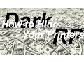 Dark RP The Best Way to Hide Your Printers Tutorial