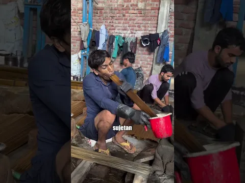 ¿POR QUÉ SE METEN ESTOS PALOS EN LA BOCA? 😳 Lo que realmente están fabricando te sorprenderá 🌿 #