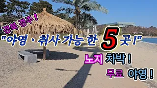 경주내에 있는 취사 가능한 노지야영지를 싹다 찾아봤어요/청룡인공폭포/의곡교 노지야영지/전촌 거마장 노지/대종천 강변노지/관성 솔밭해변#스타랙스캠핑카 #차박여행 썸네일