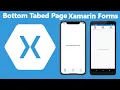 Bottom Tabed Page - Xamarin Forms