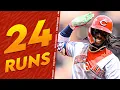 Cincinnati Reds Score 24 RUNS in MLB Game EVERY RUN vs Orioles