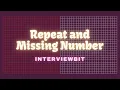 Repeat and Missing Number XOR Based Approach Interviewbit Problem C Solution Hindi