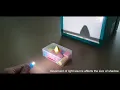 position of the light source affects the size of shadow