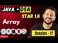 Mastering Java DSA Java Array Binary Search Session 17