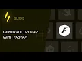 How To Generate an OpenAPI Spec from FastAPI