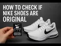 How to Check Original Nike Shoes Real vs Fake Guide Nike Authenticity Check Barcode QR Code