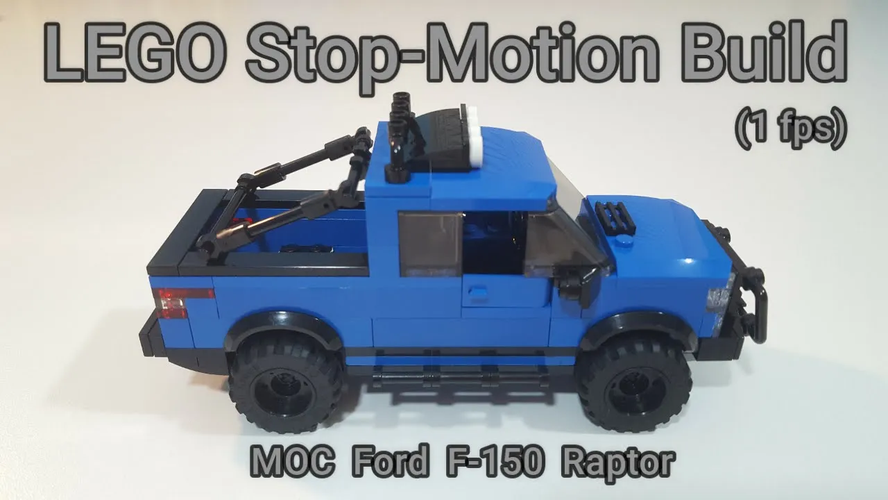LEGO Truck with Trailer MOC. 