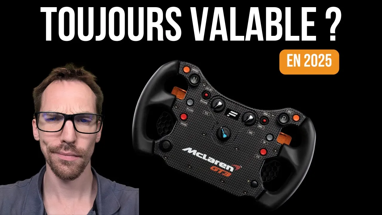 J’ai testé le volant Fanatec McLaren GT3 V2, voici ce qui m’a surpris !