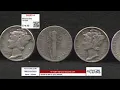 Mercury Dime 10 Pack