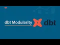 dbt Modularity Building Models with Staging Intermediate Mart Layers