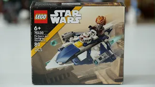 LEGO Star Wars 75400 Plo Koon's Jedi Starfighter Microfighter Speed Build