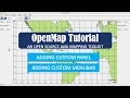 GIS Openmap Tutorial L4 Add custom panel custom menu bar in Java using Netbeans