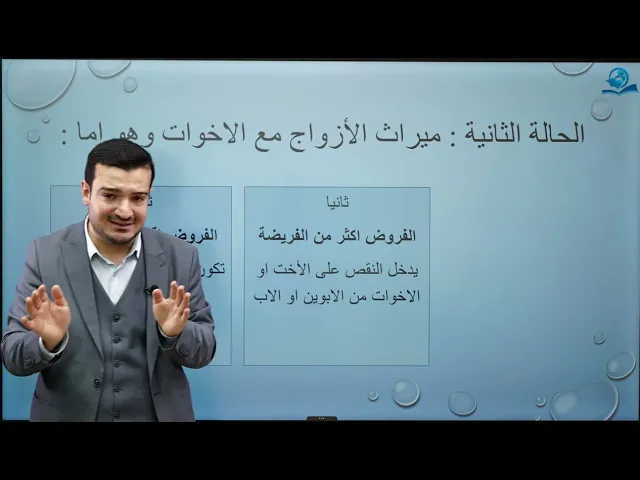 ⁣منهاج الصالحين/ ج3 / الميراث - درس 63 :ميراث الاخوة والاخوت مع الأزواج / المسالة / 1025 / اولا