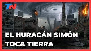 EL HURACAN SIMÓN ESTÁ TOCANDO TIERRA