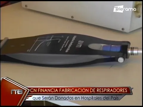 CN financia fabricación de respiradores que serán donados en hospitales del país