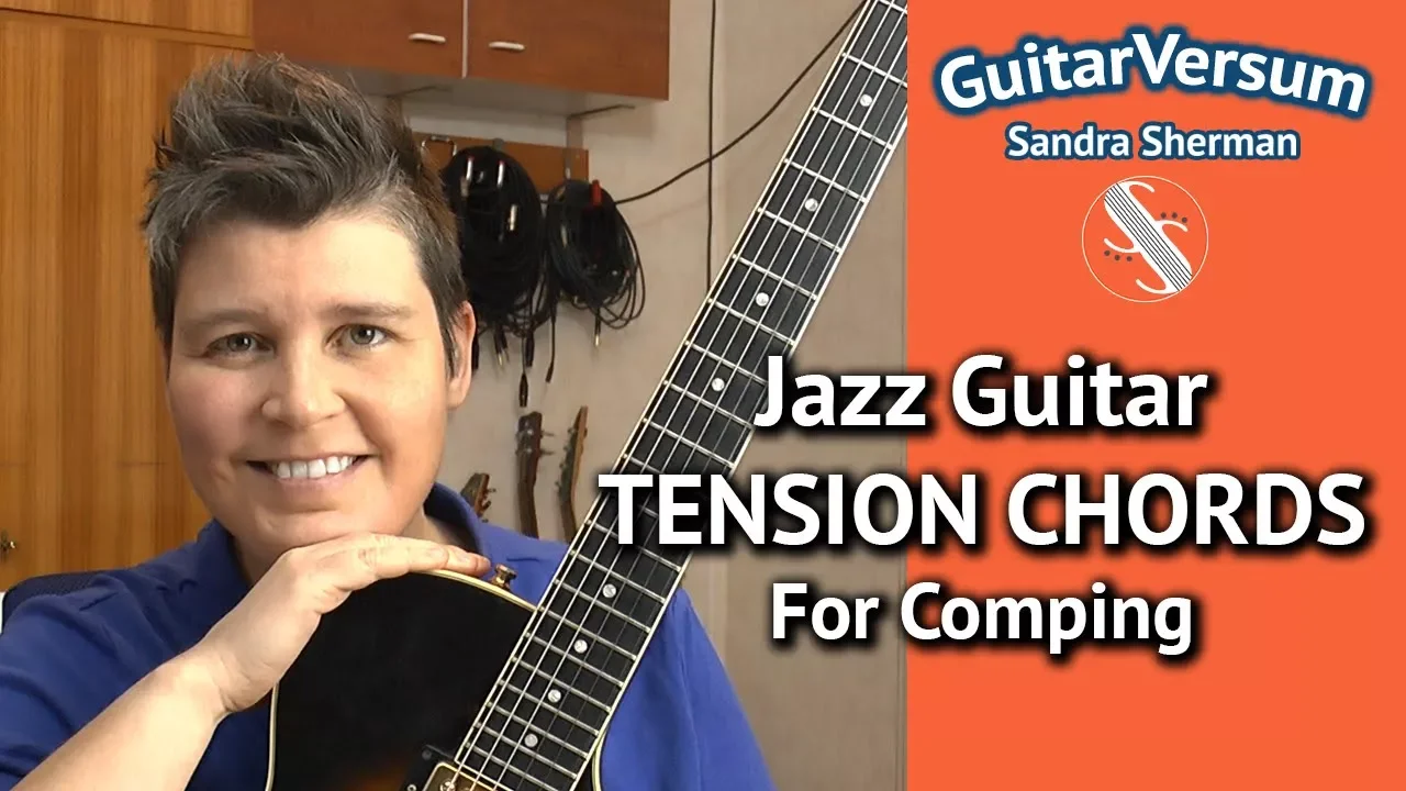TENSION CHORDS GUITAR LESSON - Jazz Guitar TENSION CHORDS For Comping