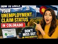 How to check your unemployment claim status in Colorado