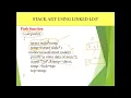 43 Stack Implementation using Linkedlist