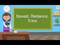 Speed Distance Time Mathematics Grade 5 Periwinkle