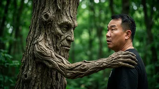 This tree has become a spirit; it's even attacking people! #Funny #Magic #SpecialSkills