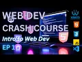 Web Dev Crash Course Intro What Are HTML CSS JavaScript