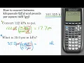 How to Convert Pressure Units kPa psi
