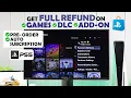 How to Request Full Refund Digital PS5 Games Full Guidelines