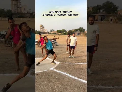 Shotput Throw Stance + Power Position! Best Tips/Tricks/Technique!#viralvideo !#shortvideo !