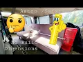 Astro Safari Van Interior Dimensions No Build Full Interior