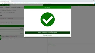 Basic JavaScript Subtract One Number from